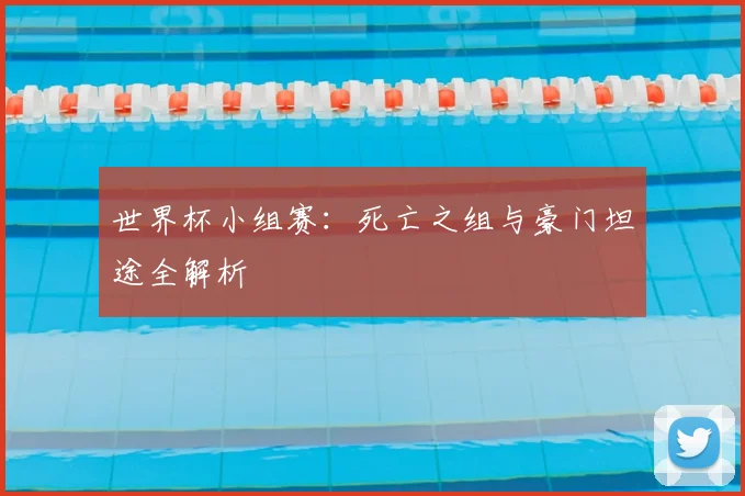 世界杯小组赛：死亡之组与豪门坦途全解析